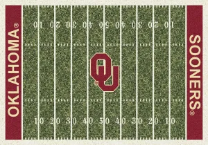 Oklahoma Sooners Milliken Football Home Field Novelty Area Rug