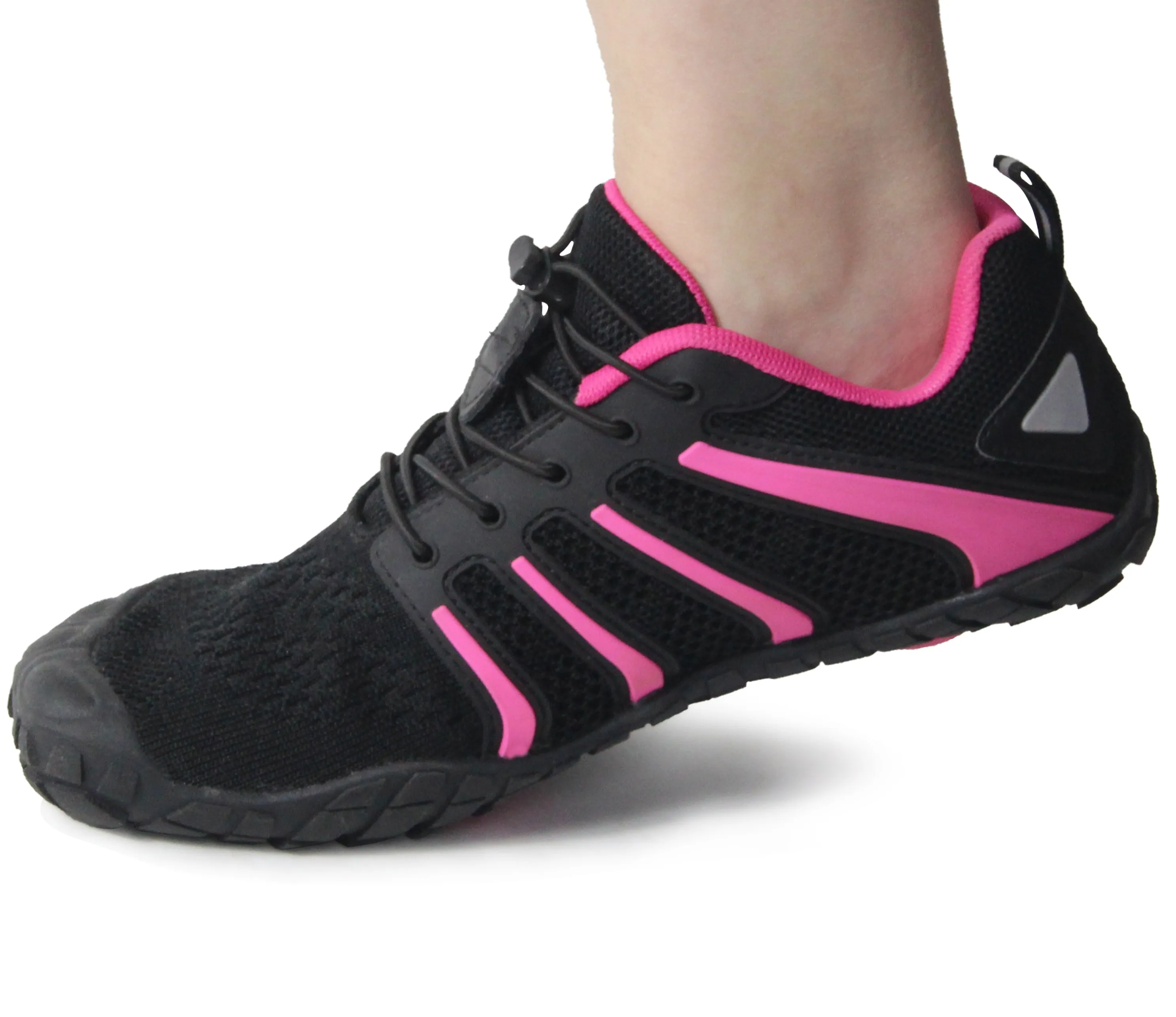 Oranginer Women's Minimalist Barefoot Shoes ZD2 - Black/Rose