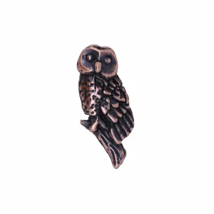 Owl Copper Lapel Pin