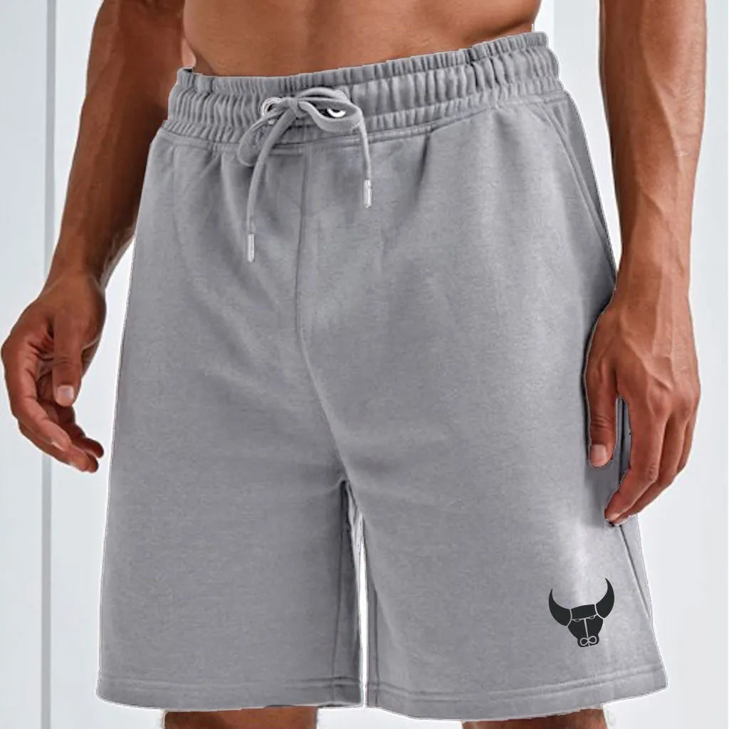 Oxford United Heather Grey Retro Jog Shorts