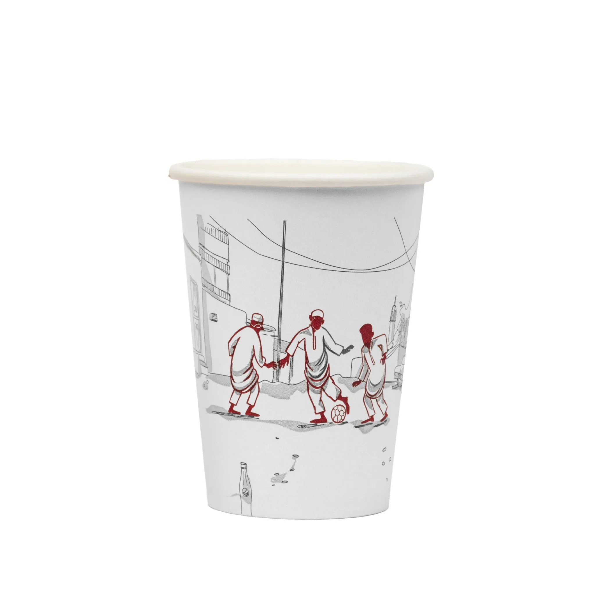 Paper Cups -Football Qatar-