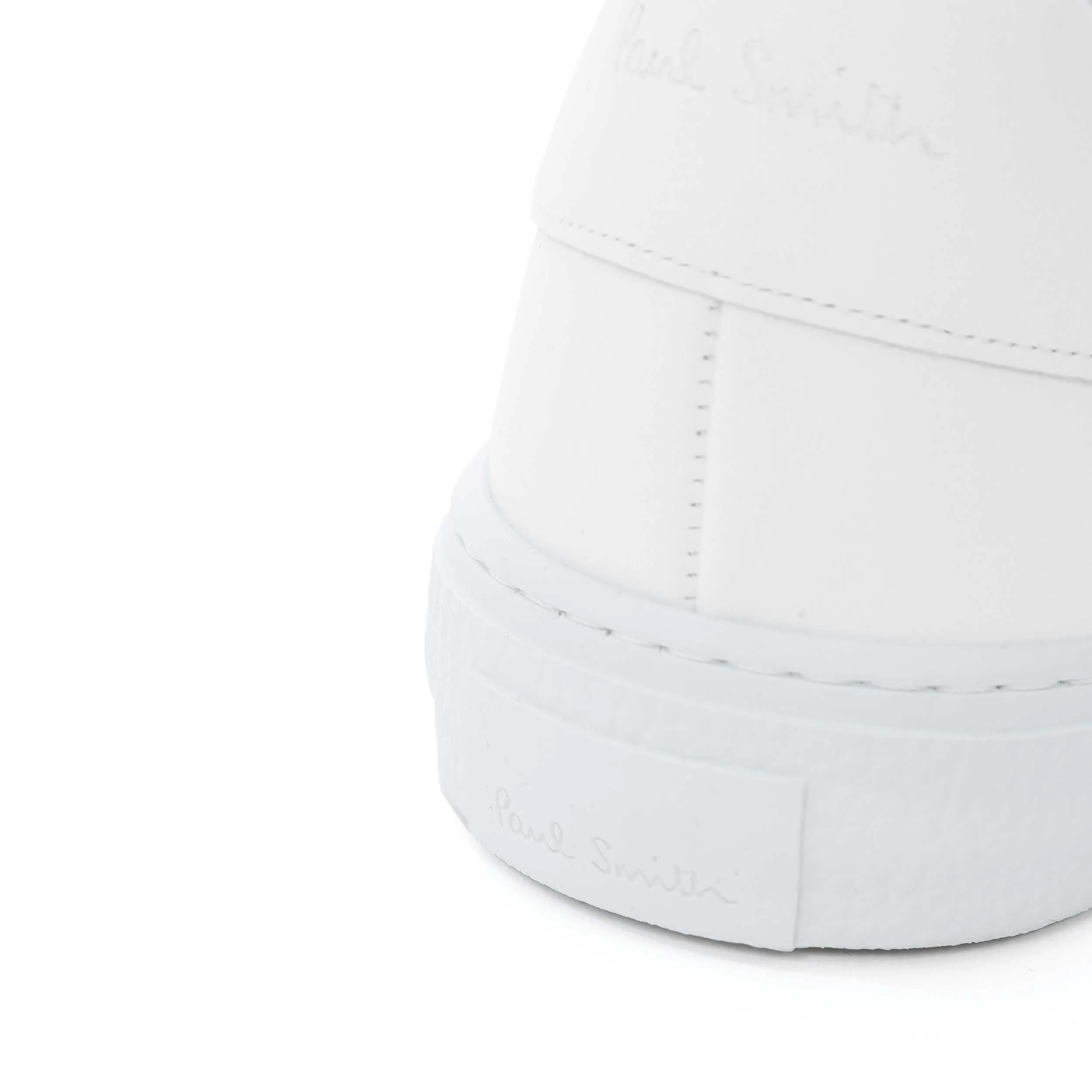 Paul Smith Embroidered Stripes Trainer in White