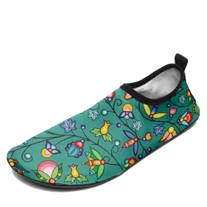 Prairie Plains Spirit Afternoon Sky Kid's Sockamoccs Slip On Shoes