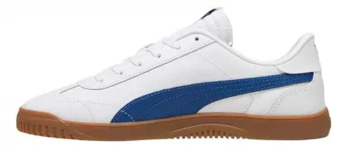 PUMA MEN'S CLUB 5V5 WHITE/ROYAL SNEAKER SHOES