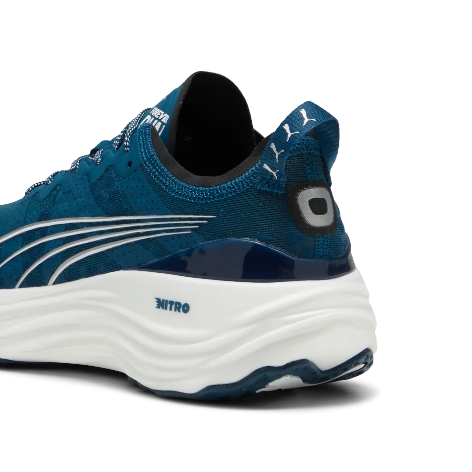 Puma Men's ForeverRun Nitro Running Shoes in Ocean Tropic-Puma White SS24