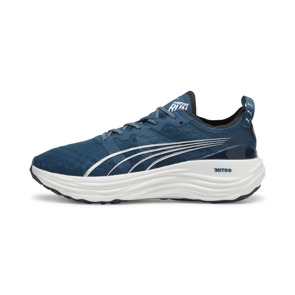 Puma Men's ForeverRun Nitro Running Shoes in Ocean Tropic-Puma White SS24