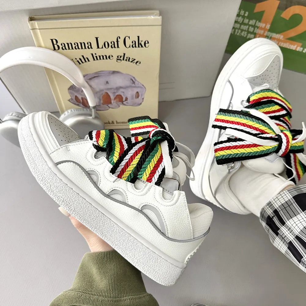 “Reflective Striped Laces” Shoes