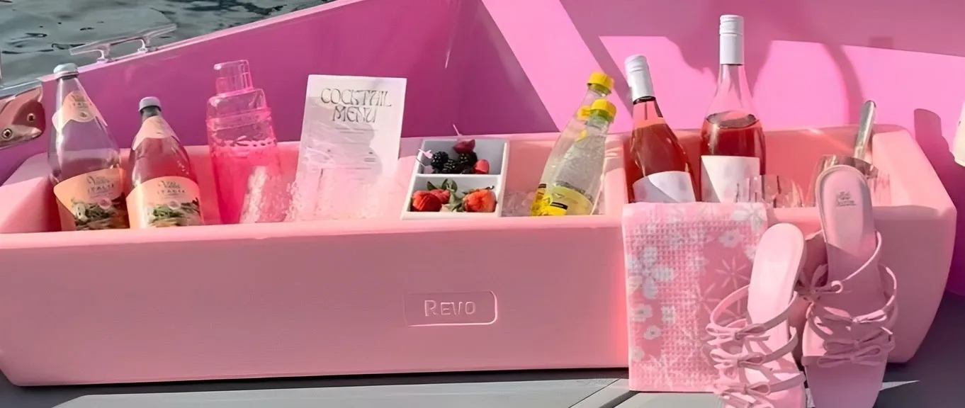 REVO Party Barge Cooler | Pink Coral