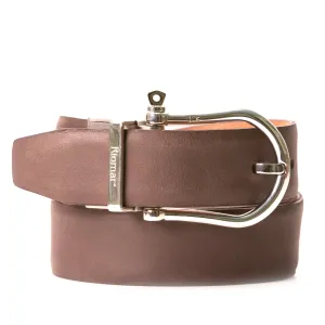 Riomar Reversible Belt: Mahogany / Teak