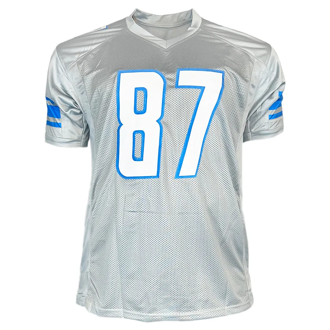 Sam LaPorta Signed Detroit Grey Football Jersey (Beckett)