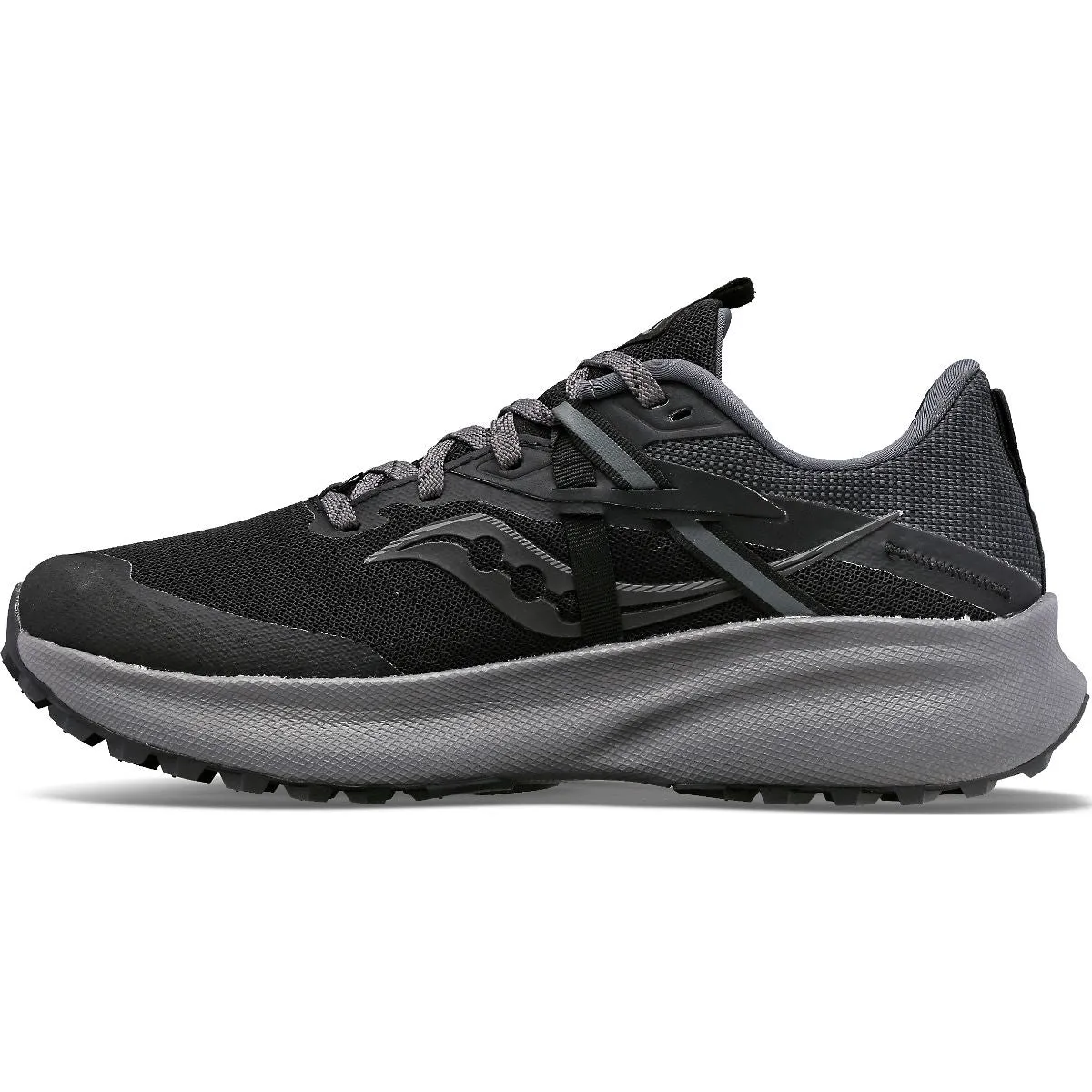 Saucony Ride 15 TR GTX (Mens) - Black/Charcoal