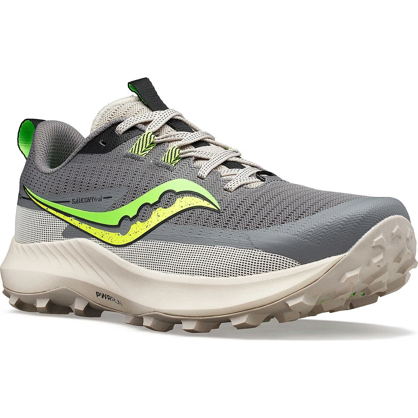 Saucony Women's Peregrine 13 Trail Running Shoes Gravel / Slime