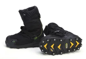 Servus by Honeywell 2X NEOS Explorer Black Insulated Rubber And Nylon Overshoes With STABILicers Cleated Outsoles