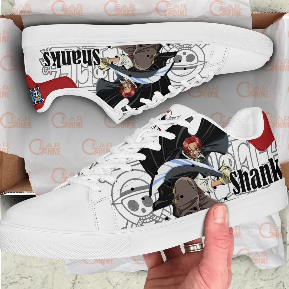 Shanks Skate Sneakers Custom Anime OP Shoes