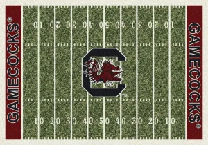 South Carolina Gamecocks Milliken Football Home Field Novelty Area Rug