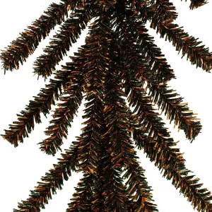 Spooky Orange & Black 1in Firework Tinsel Halloween Garland