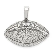 Sterling Silver Football Pendant