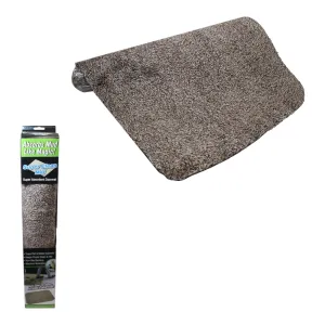 Super Clean Absorbent Door Mat - 18" x 28" - Beige