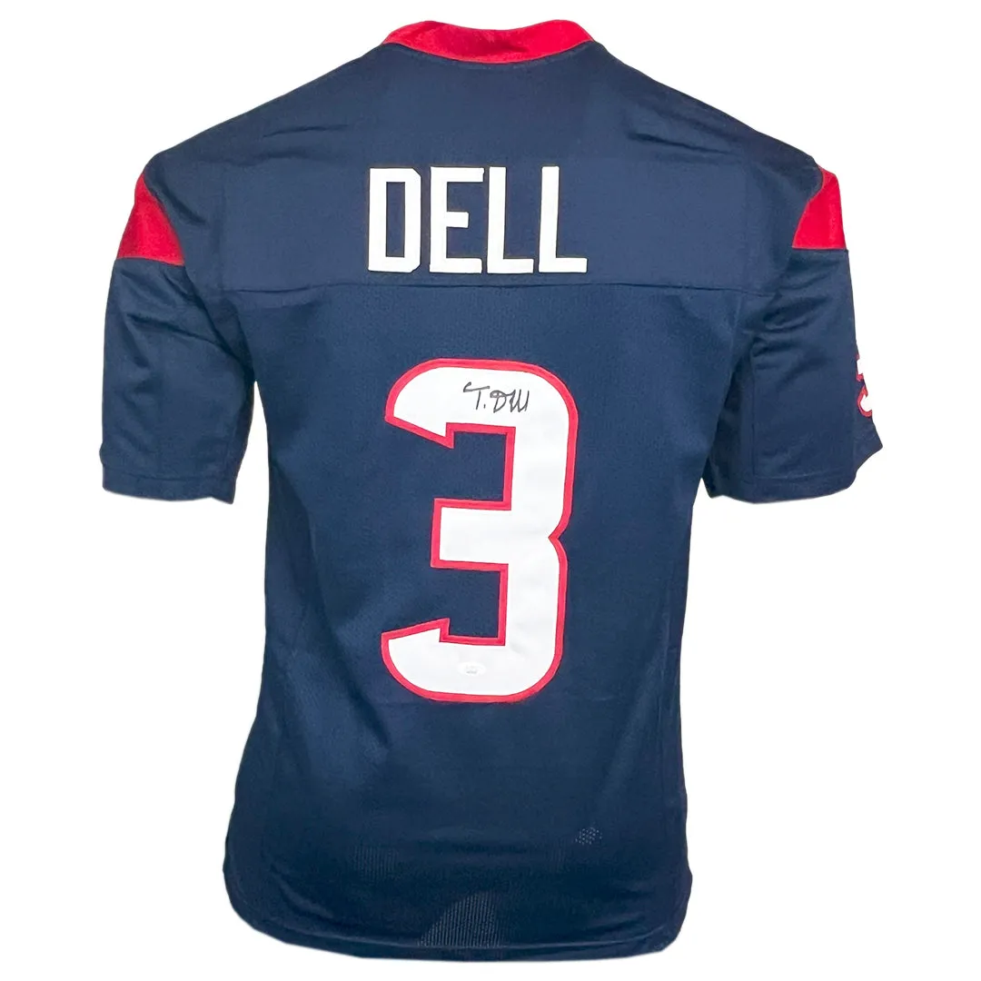 Tank Dell Signed Houston Navy Football Jersey (JSA)