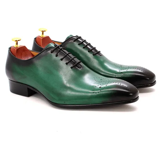 The Ardito -  Men's Elegant Leather Oxford Dress Shoes (Whole Cut)