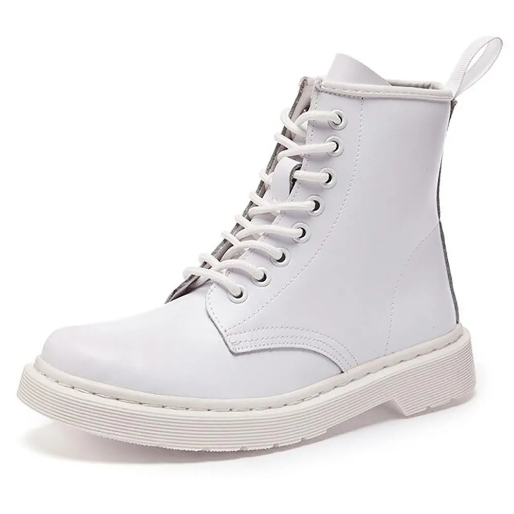 Thick Sole Winter Lace-Up Ankle Boots