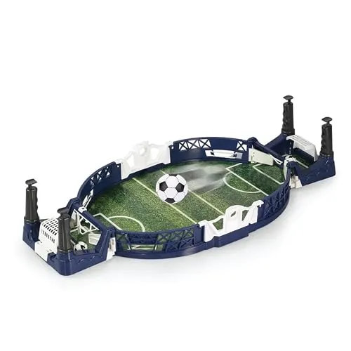 ToyMagic Mini Football Game|Indoor Mini Tabletop Soccer Game|2 Players Interactive Hand Football Board Game|Sport Game for Boys & Girls 4 |Best Birthday Gift|Family Games|Table Game Toy|Made in India