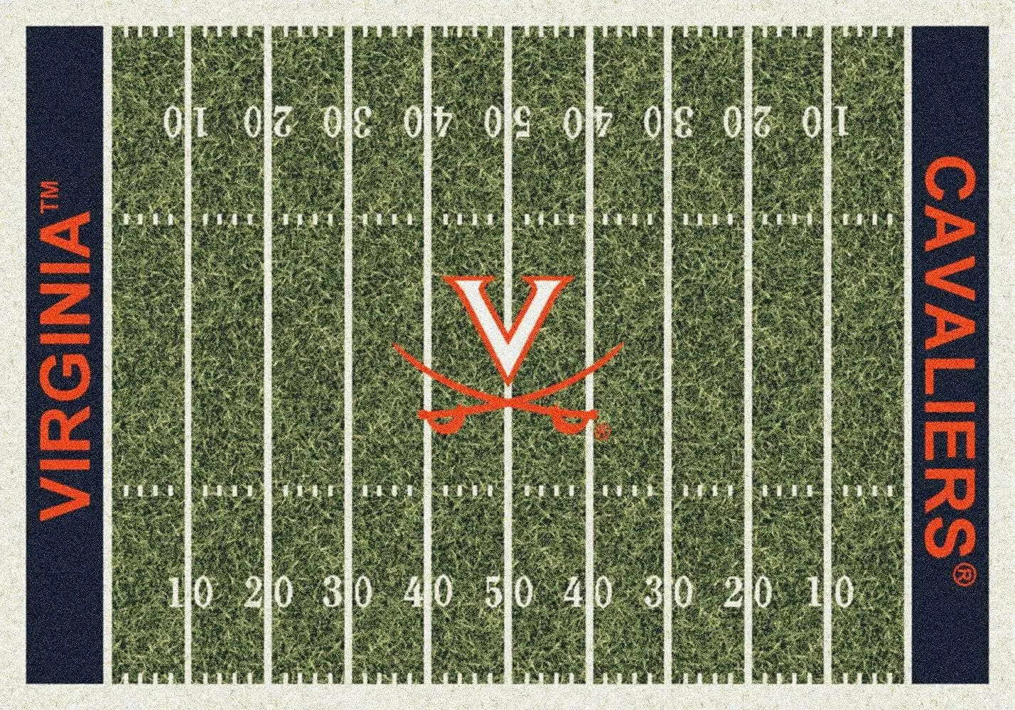 Virginia Cavaliers Milliken Football Home Field Novelty Area Rug