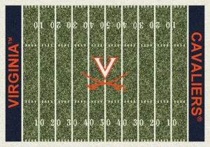 Virginia Cavaliers Milliken Football Home Field Novelty Area Rug