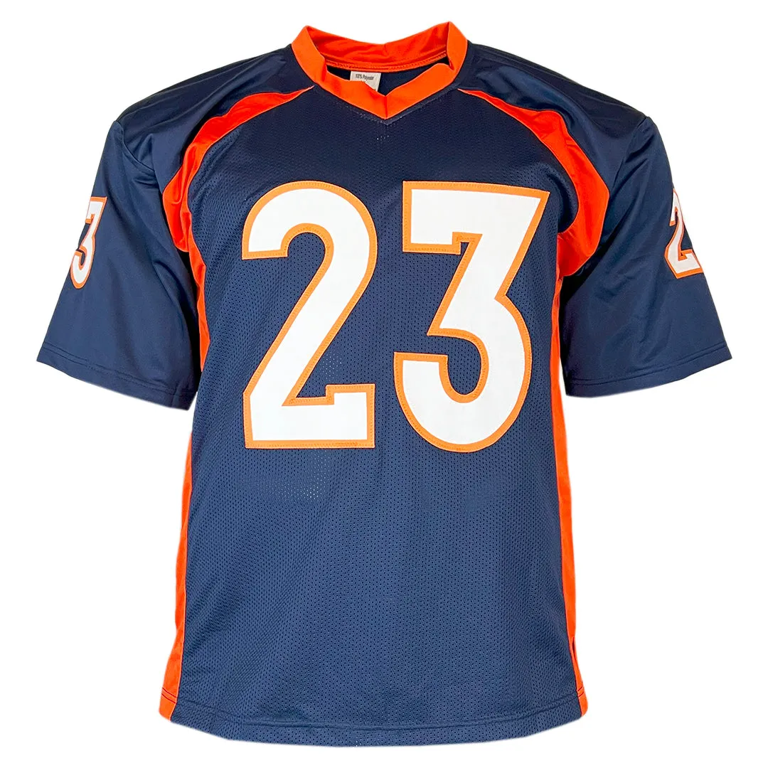 Willis McGahee Signed Denver Blue Football Jersey (JSA)