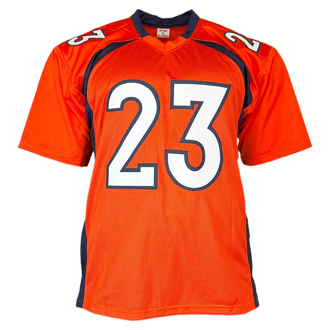 Willis McGahee Signed Denver Orange Football Jersey (JSA)