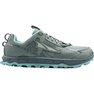 Women's Altra Lone Peak 4.5 Natural Grey/Turquoise Mesh