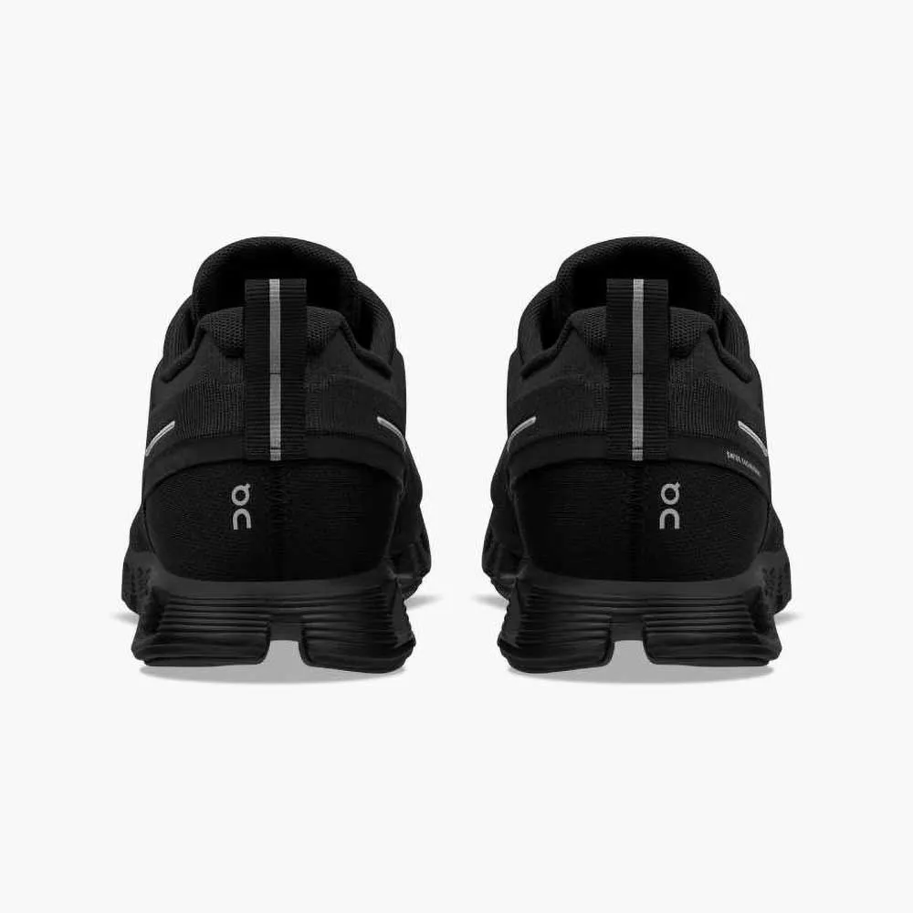 Women's Cloud 5 Waterproof - All Black- Regular (B)