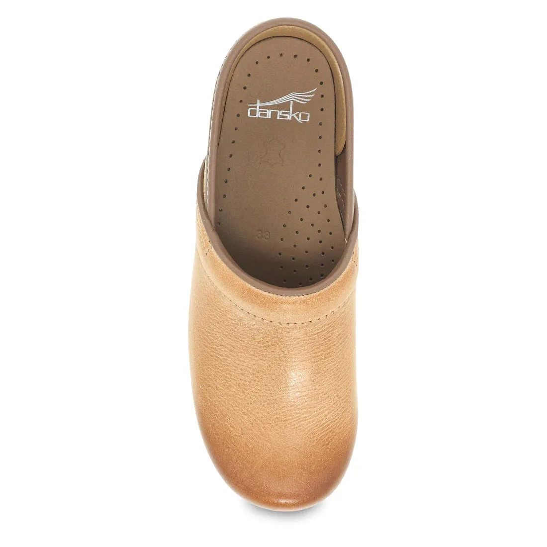 Women's Dansko Wide Pro Color: Honey Distressed Clog