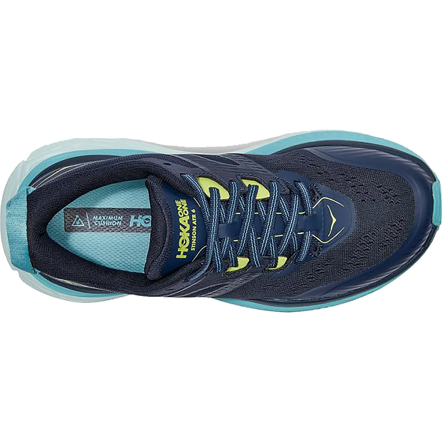 Women's Hoka Stinson ATR 6 Outer Space/Blue Glass Mesh