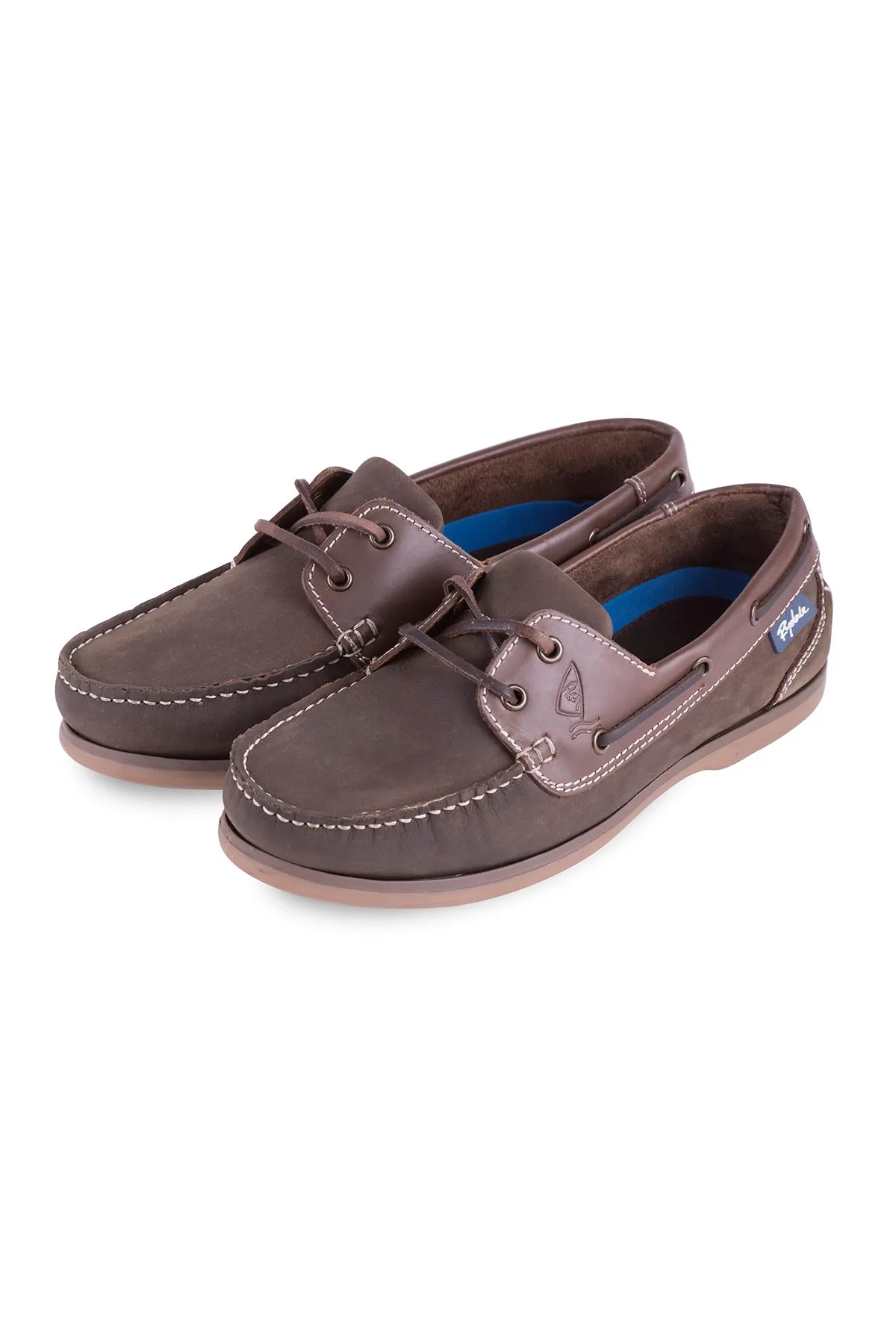 Women's Leather Deck Shoes - Cayton