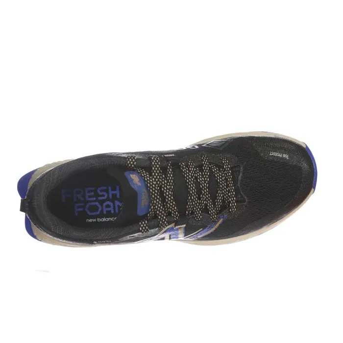 Womens New Balance Fresh Foam X Hierro v7 Gore-Tex in Black/Marine Blue