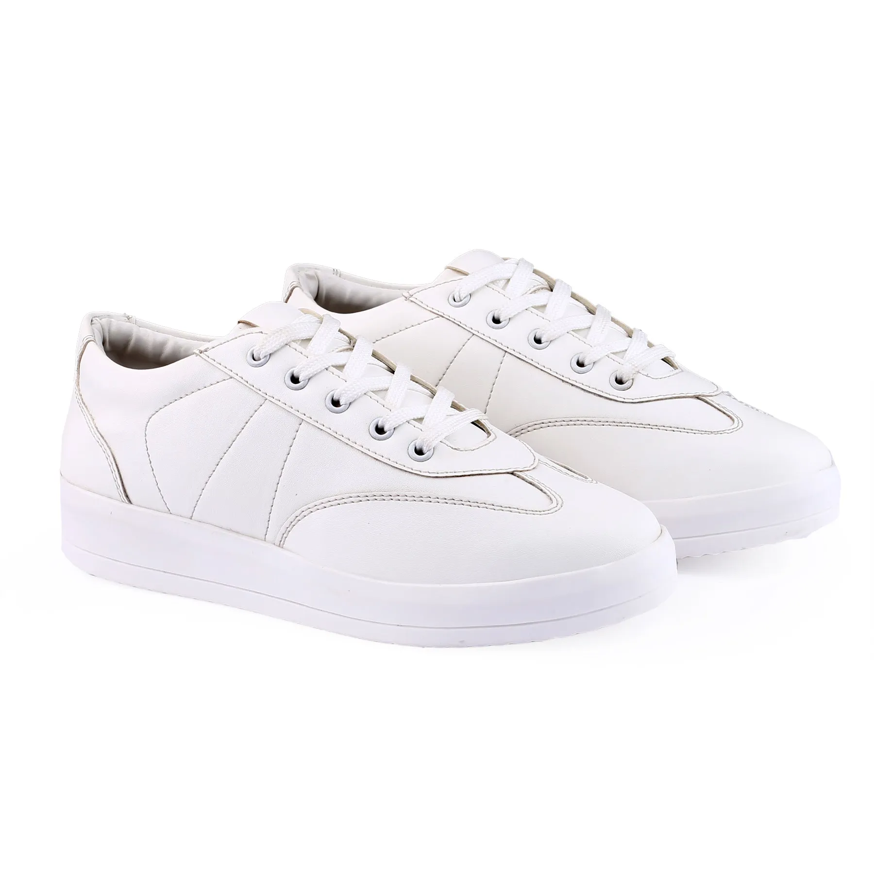 Women's Ultra Premium Vegan casual Lace-up Sneakers Shoes