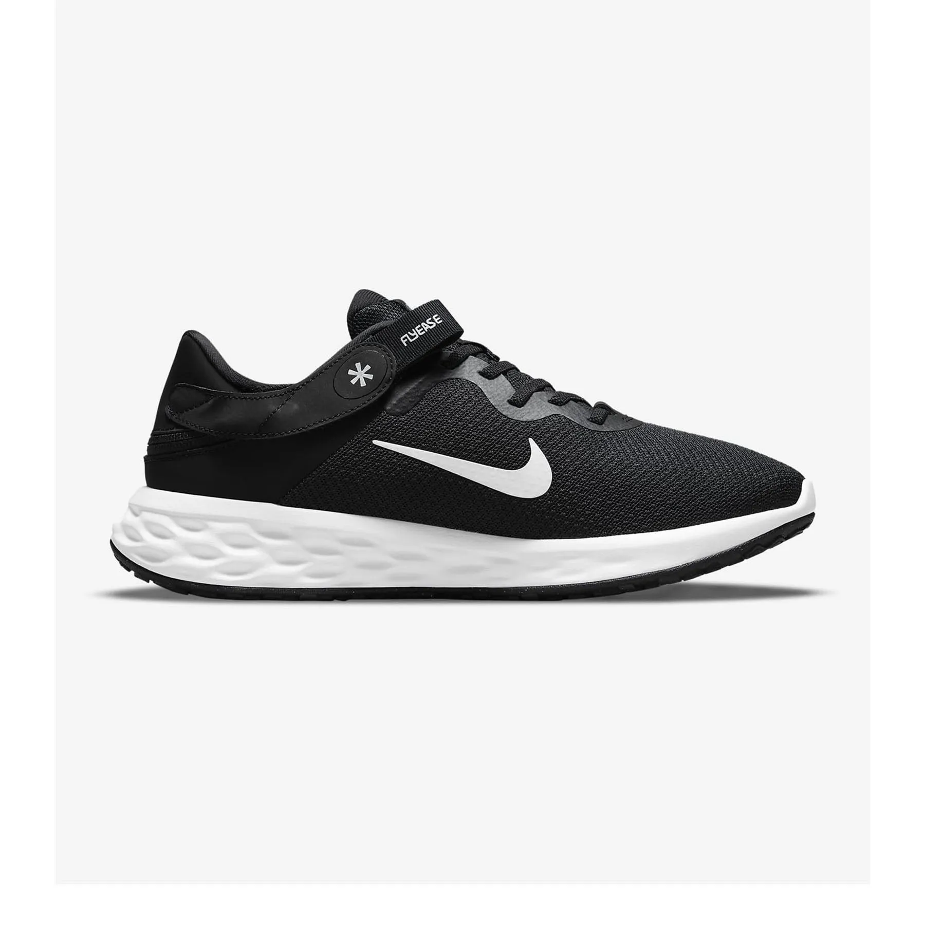 Women's Wide Fit Nike DD8476-003 Revolution 6 Flyease Trainers