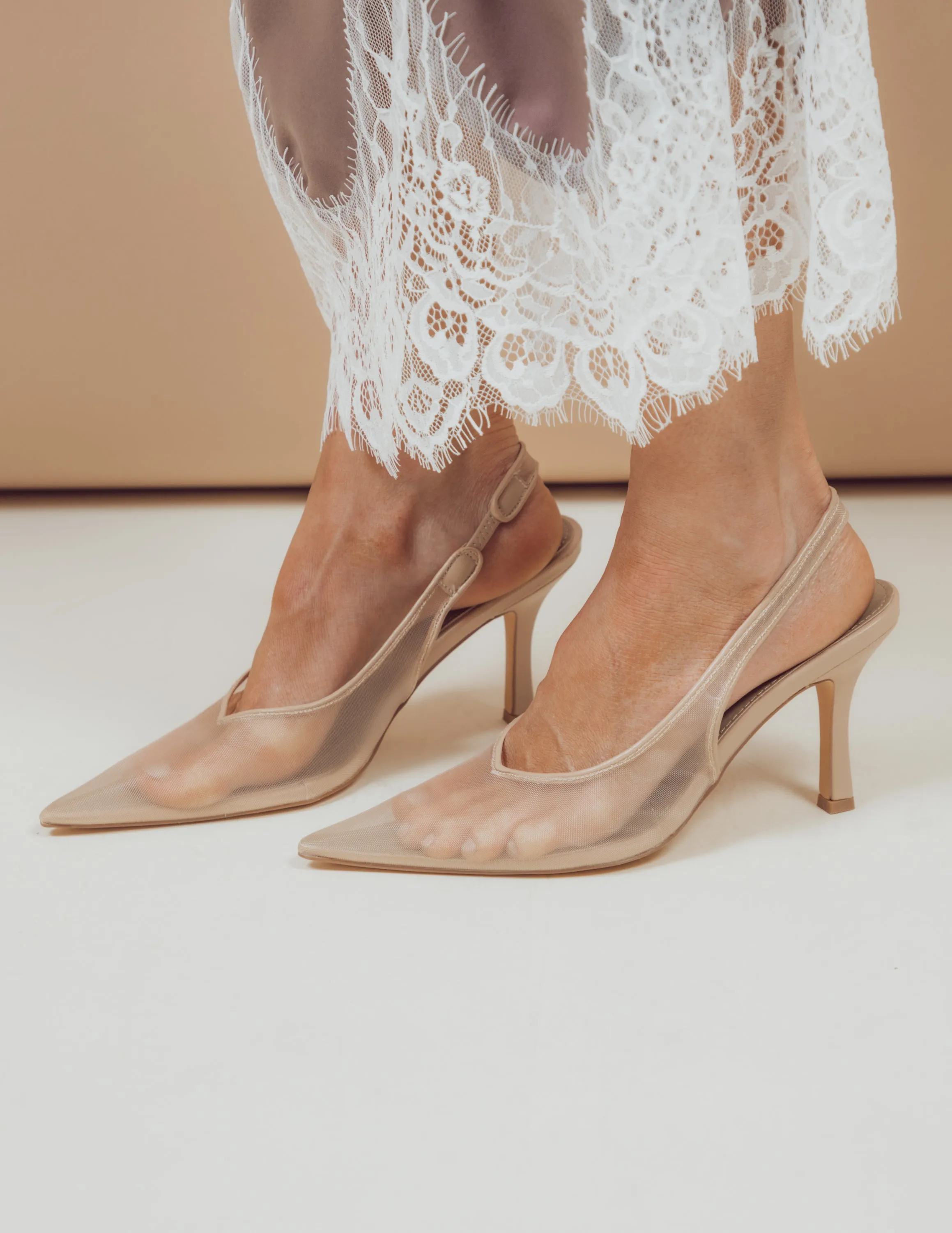 Zayla Mesh Heels